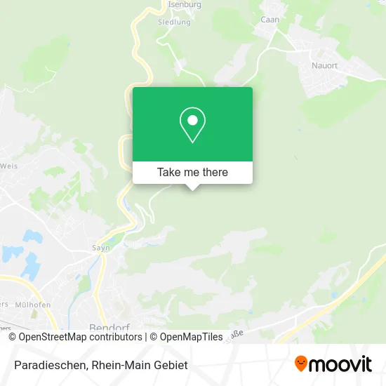 Paradieschen map