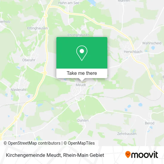 Карта Kirchengemeinde Meudt