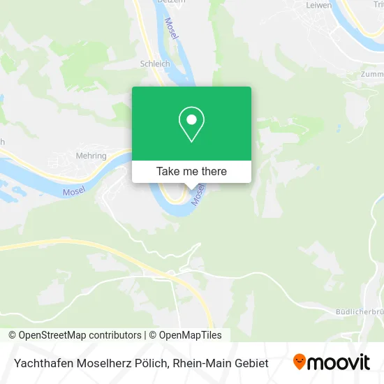 Карта Yachthafen Moselherz Pölich