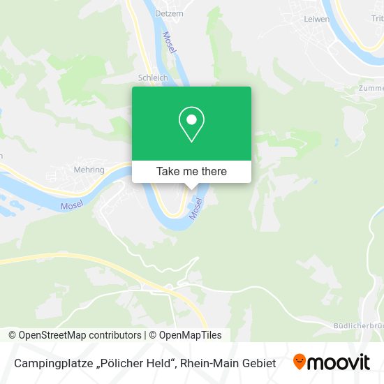 Карта Campingplatze „Pölicher Held“