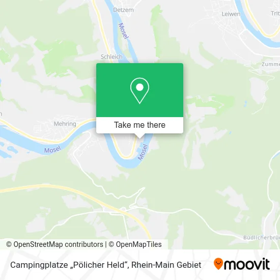 Карта Campingplatze „Pölicher Held“