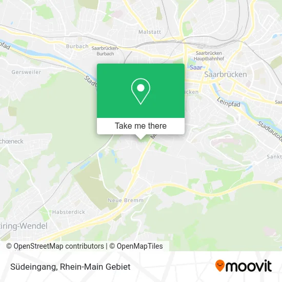 Карта Südeingang