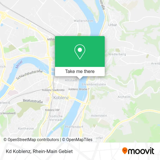 Карта Kd Koblenz