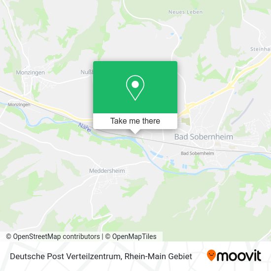 Карта Deutsche Post Verteilzentrum