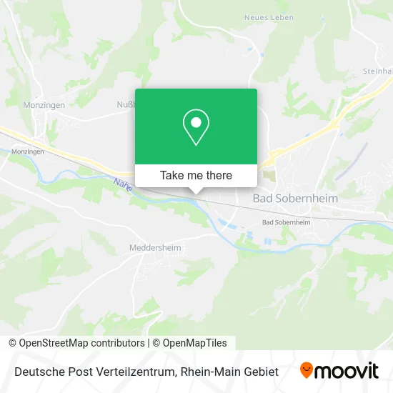 Карта Deutsche Post Verteilzentrum