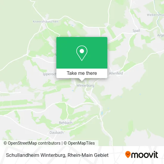 Карта Schullandheim Winterburg