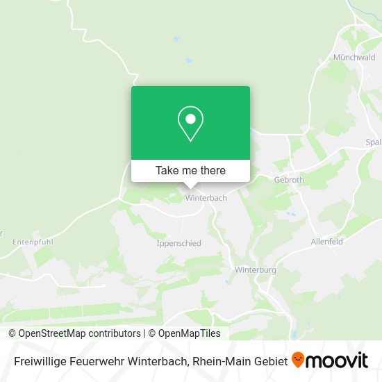 Карта Freiwillige Feuerwehr Winterbach