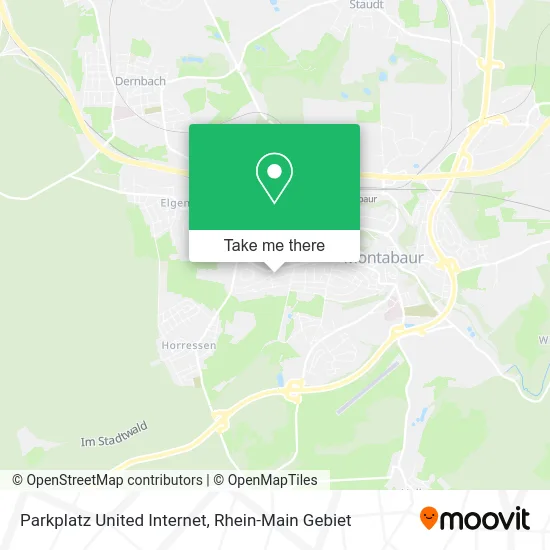 Карта Parkplatz United Internet