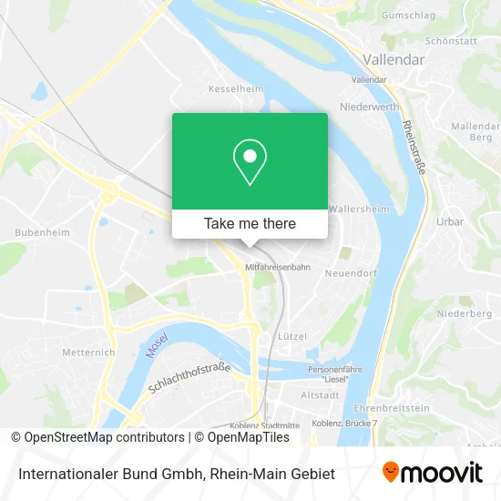 Карта Internationaler Bund Gmbh