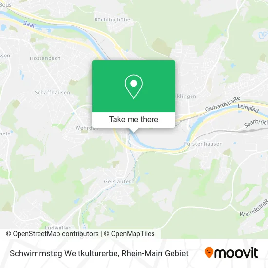 Карта Schwimmsteg Weltkulturerbe