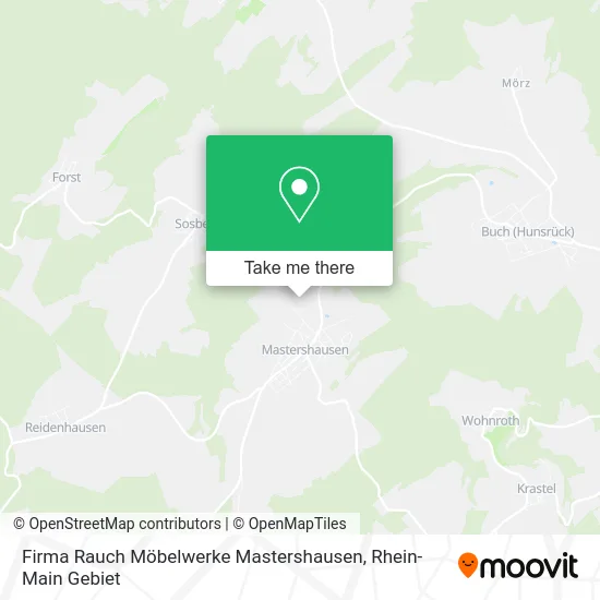 Карта Firma Rauch Möbelwerke Mastershausen