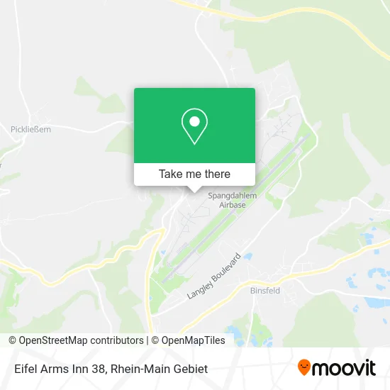 Eifel Arms Inn 38 map