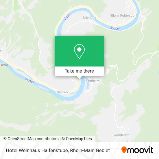 Карта Hotel Weinhaus Halfenstube