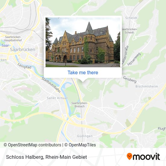 Карта Schloss Halberg