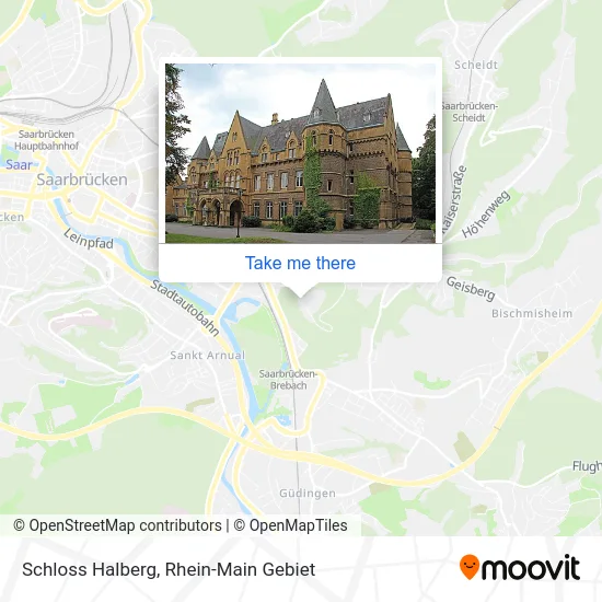 Карта Schloss Halberg