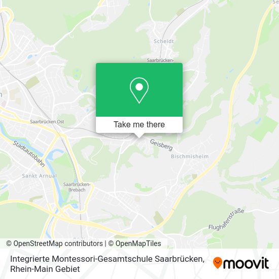 Карта Integrierte Montessori-Gesamtschule Saarbrücken