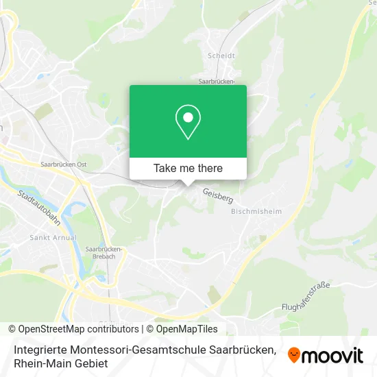 Карта Integrierte Montessori-Gesamtschule Saarbrücken
