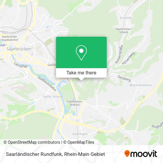 Карта Saarländischer Rundfunk