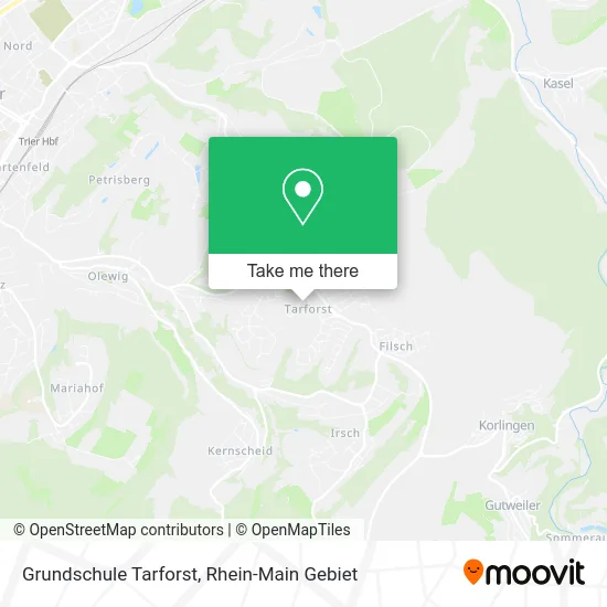 Карта Grundschule Tarforst