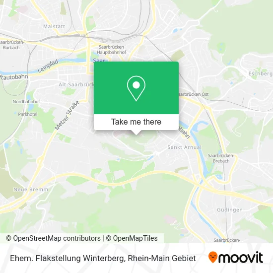 Карта Ehem. Flakstellung Winterberg