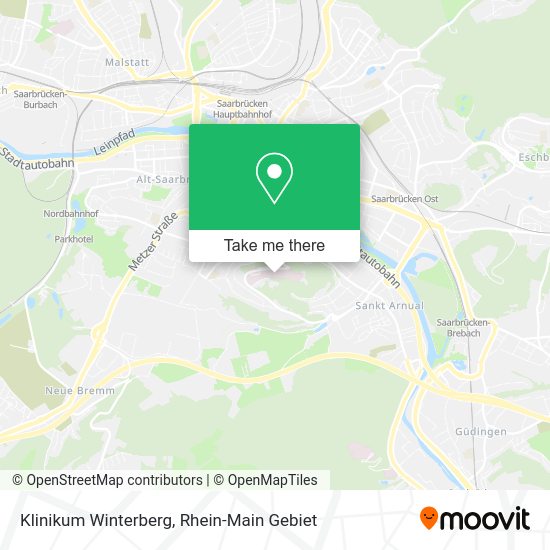 Карта Klinikum Winterberg