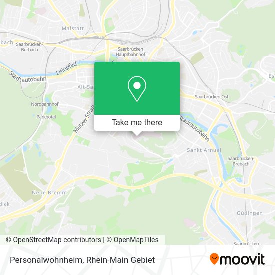 Карта Personalwohnheim