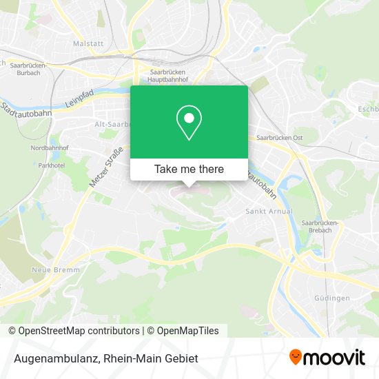 Карта Augenambulanz