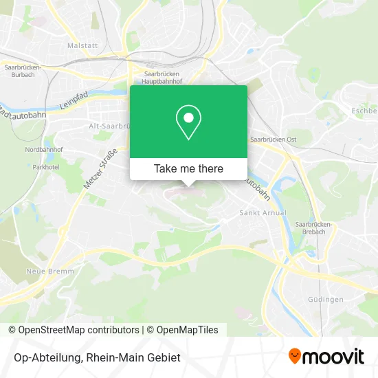 Карта Op-Abteilung