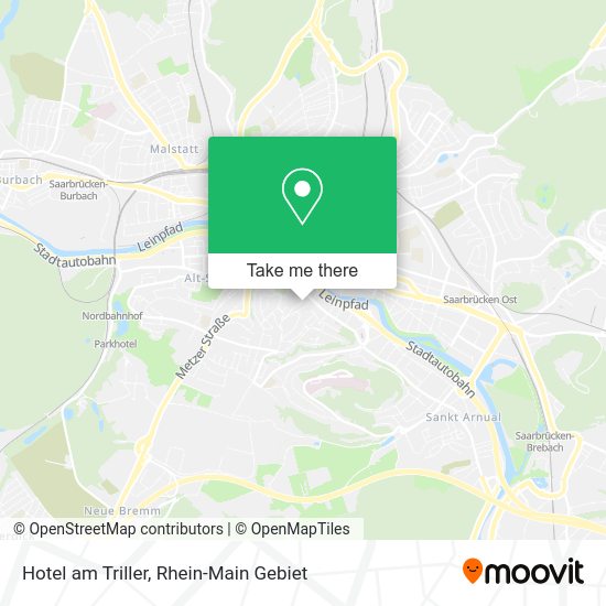 Карта Hotel am Triller