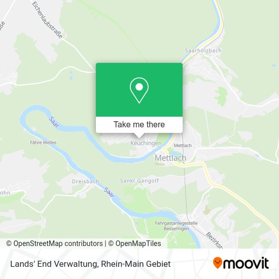 Карта Lands' End Verwaltung
