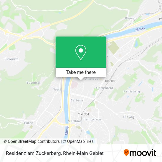 Карта Residenz am Zuckerberg