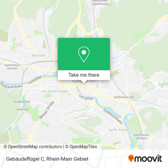 Карта Gebäudeflügel C