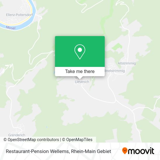 Карта Restaurant-Pension Wellems