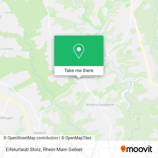 Карта Eifelurlaub Stolz