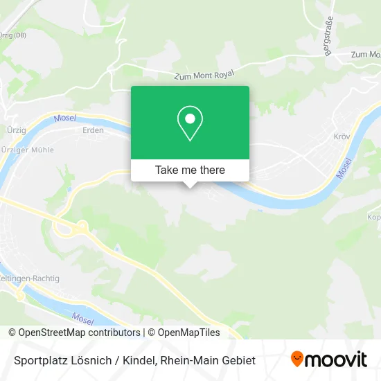 Карта Sportplatz Lösnich / Kindel