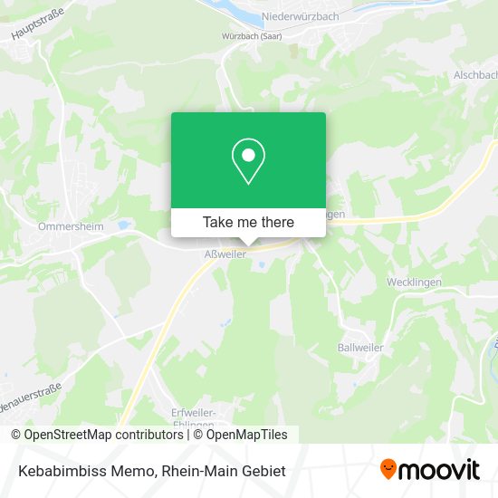 Карта Kebabimbiss Memo