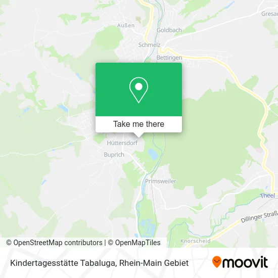 Карта Kindertagesstätte Tabaluga