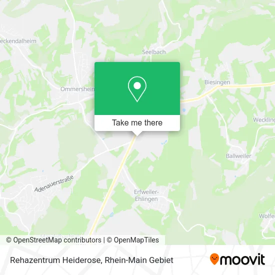 Rehazentrum Heiderose map