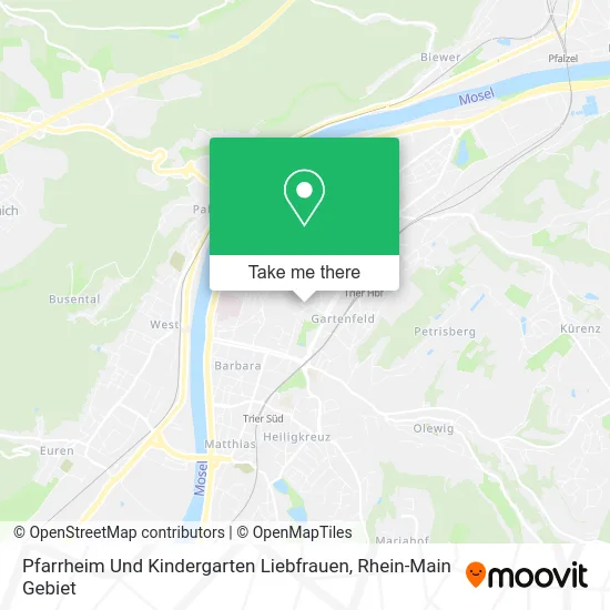 Карта Pfarrheim Und Kindergarten Liebfrauen