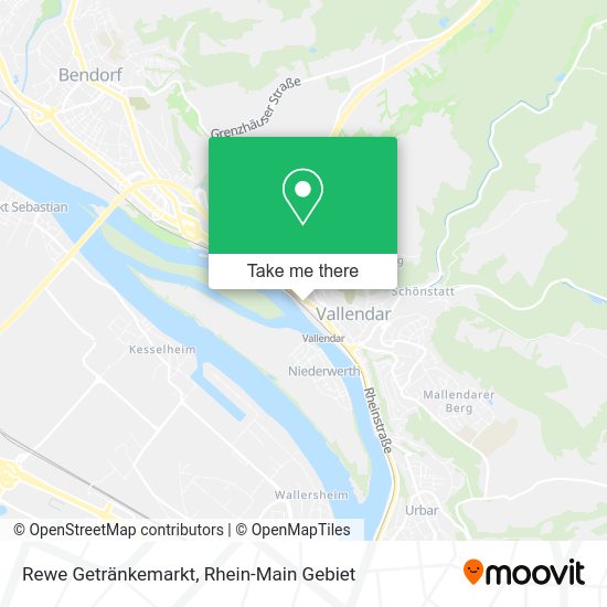 Карта Rewe Getränkemarkt