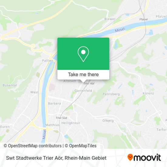 Карта Swt Stadtwerke Trier Aör