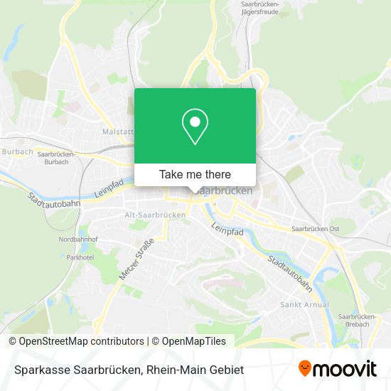 Карта Sparkasse Saarbrücken