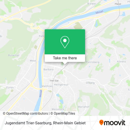 Карта Jugendamt Trier-Saarburg