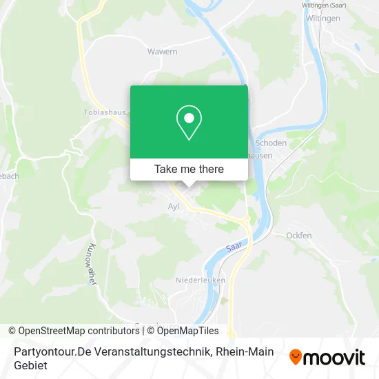 Карта Partyontour.De Veranstaltungstechnik