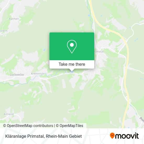 Карта Kläranlage Primstal