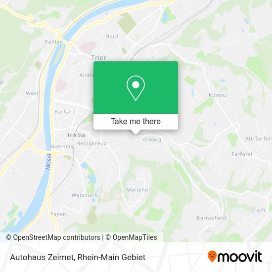 Карта Autohaus Zeimet