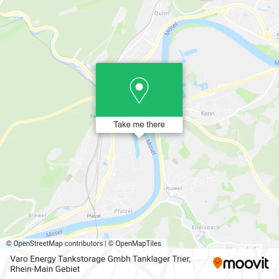 Карта Varo Energy Tankstorage Gmbh Tanklager Trier
