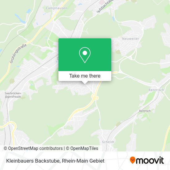 Карта Kleinbauers Backstube