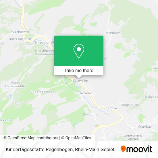 Карта Kindertagesstätte Regenbogen
