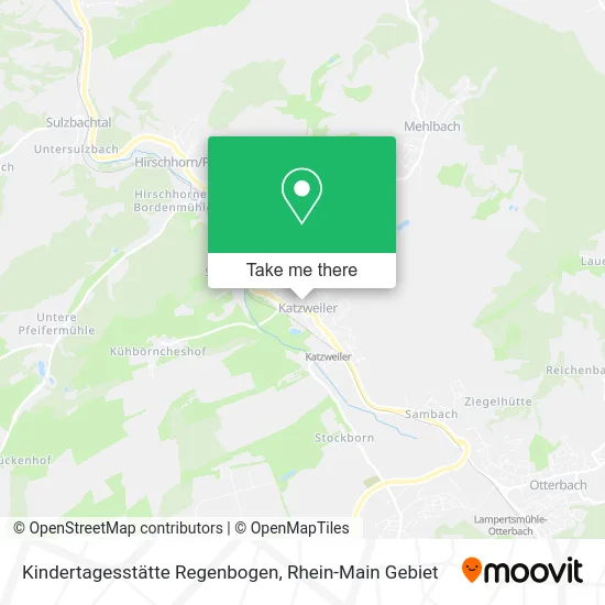 Карта Kindertagesstätte Regenbogen